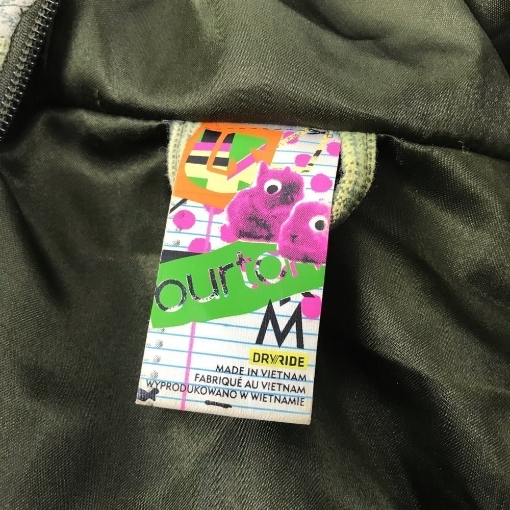 Burton Women’s Dryride Cotton Plaid Full Zip Vest Hoodie Size M. - Picture 6 of 7
